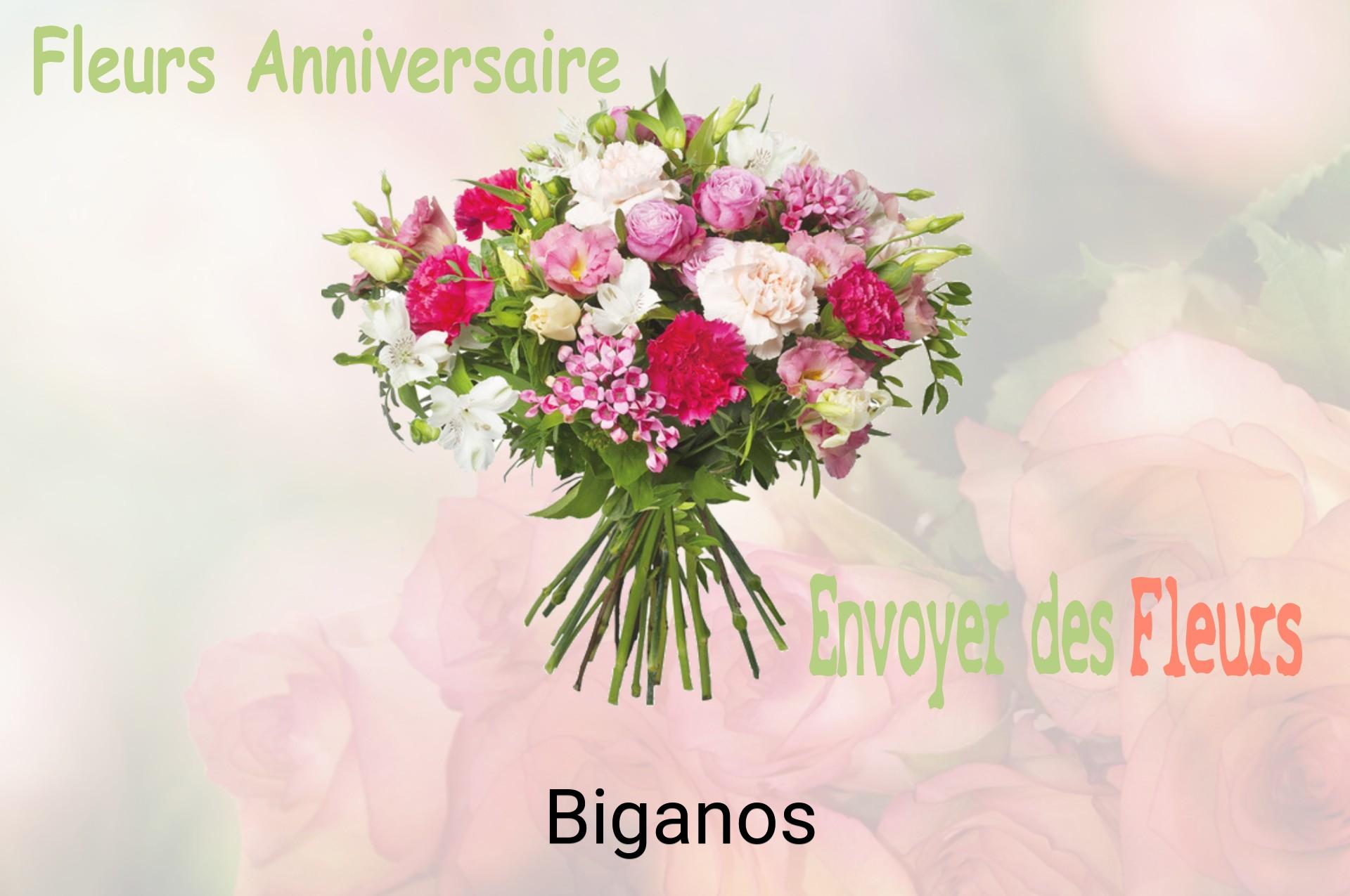 Bouquet de fleurs d’anniversaire livré à Biganos